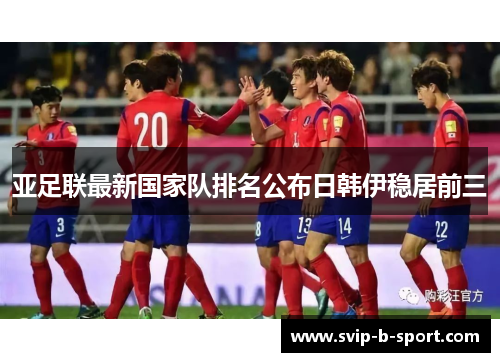 亚足联最新国家队排名公布日韩伊稳居前三